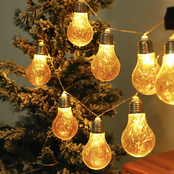 LED Copper Wire Bulb Retro Golden Decoration Lighting Chain