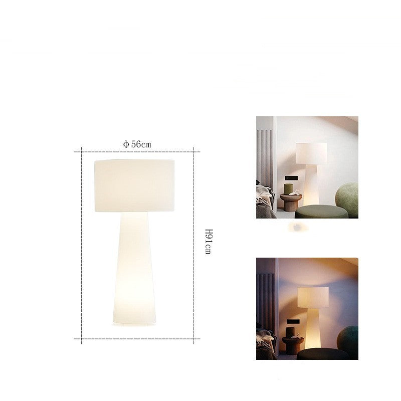 Floor Lamp Living Room Bedroom Study Fabric Lighting